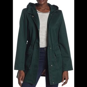 Kate Spade Hooded Water Resistant Trench Coat